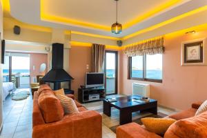 Posezení v ubytování Cavo Seaside Suites