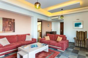Posezení v ubytování Cavo Seaside Suites