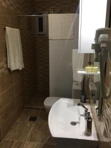 Koupelna v ubytování Hotel Restoran EPI