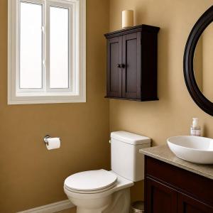 a bathroom with a toilet and a sink at VAIL MOUNTAIN SUITE in Vail +3 photos