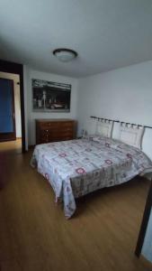 a bedroom with a large bed in a room at B&B Sella Klancic in San Pietro al Natisone