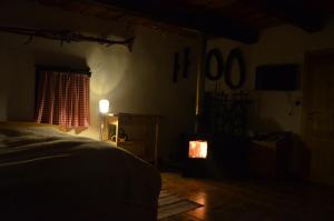 Letto o letti in una camera di Drevenička Jakubko