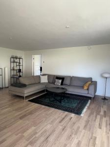 a living room with a couch and a table at Spacious Luxury Villa in Copenhagen in Copenhagen +52 photos