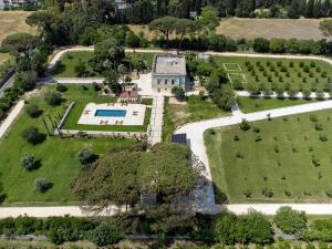 an aerial view of an estate with a swimming pool at Villa Gloria in Monteroni di Lecce