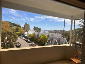 a view of a street from a balcony at Darling Point with Harbour Views in Sydney