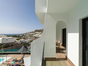 a view from the balcony of a house at Servatur Doña Elvira in Puerto Rico de Gran Canaria