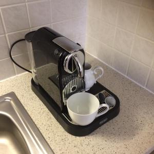 a blender sitting on top of a counter next to a sink at Ferienwohnung Payr in Patergassen