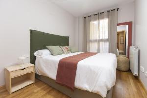 a bedroom with a large bed and a window at Balaitus by BeValle in Escarrilla