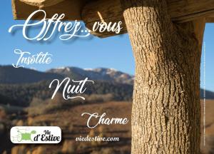 a picture of a tree with the mountains in the background at Vie d'Estive in Bagnères-de-Bigorre +2 photos
