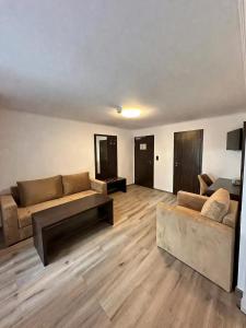 a large living room with a couch and a table at EDELFUCHS Rote-Lache in Forbach +15 photos