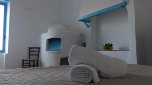 Krevet ili kreveti u jedinici u okviru objekta Il Vulcano a Piedi