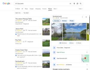 a screenshot of the google properties page of a website at Rest & Recover in Wednesbury +1 photo