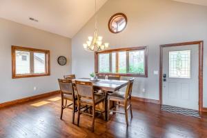 a dining room with a table and chairs at Altitude with Gratitude in Whittier