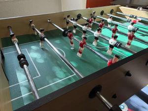 a group of toy people in a bowling alley at ibis budget Marseille Aeroport Provence in Marignane