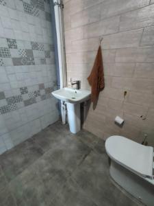 a bathroom with a sink and a toilet at LiLi Boutique in Dsegh +22 photos