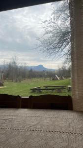 a view of a field from a window of a house at Breb 220D in Breb