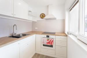 Η κουζίνα ή μικρή κουζίνα στο Apartments Poklukar +17 φωτογραφίες