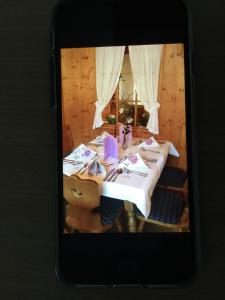 a picture of a dining table in a room at Landgasthaus Waldschänke in Emmendingen +1 photo