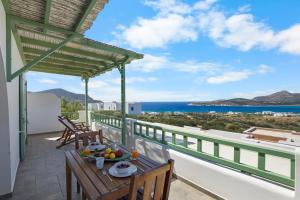 a view from the balcony of a villa at Salty Wind Antiparos Apartments and Studios in Agios Georgios