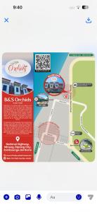 a flyer for a car dealership with a picture of a bus at B&S Orchids Suites Hotel in Dipolog