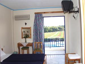 Balkón nebo terasa v ubytování Lintzi Hotel