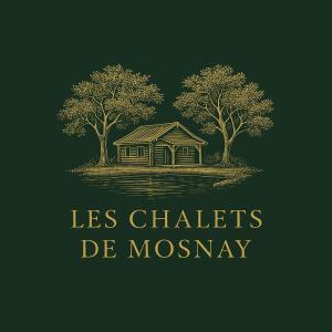 a logo for a missionary house with two trees at La Cabane de l'autre monde in Chavin