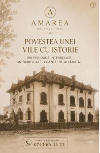 a poster for a house in a village at AMAREA BOUTIQUE Hotel in Eforie Sud
