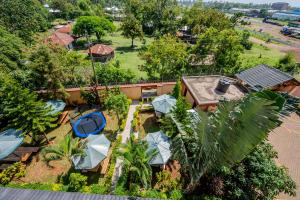 an overhead view of a house with a garden and trees at Divine Homes Resort Kisumu in Kisumu