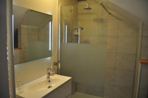 Koupelna v ubytování B&B Latemberg