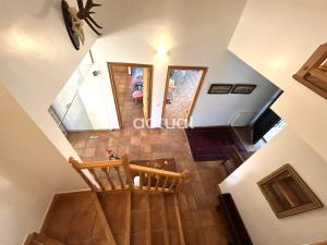 an overhead view of a staircase in a house at Casa Torrebosca 43 in Platja d'Aro