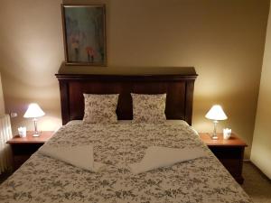 Voodi või voodid majutusasutuse Siesta Rodinný Resort toas