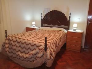 Cama o camas de una habitación en Casa do Pico