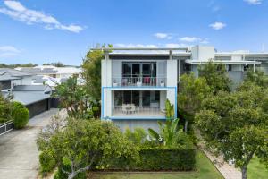 an aerial view of a house with a balcony at Drift North Beachfront Apartments - Private Apartments in Kingscliff