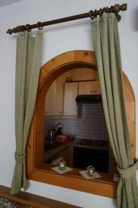 Kuchyň nebo kuchyňský kout v ubytování Apart Landhaus Zangerl