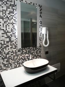 Koupelna v ubytování Hotel Tirrenia