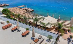 an overhead view of a resort with the ocean at Mare Deluxe Residences & Villas in Bodrum City