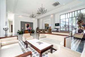 Μια τηλεόραση ή/και κέντρο ψυχαγωγίας στο Inna Bali Heritage Hotel