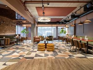 ห้องอาหารหรือที่รับประทานอาหารของ Scandic City