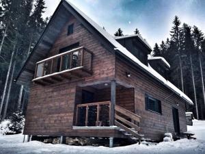 Chata Kamenie during the winter
