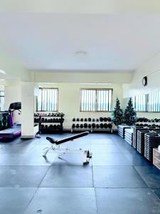 a large room with a table in the middle of it at Ethanira Homes Ngara in Nairobi