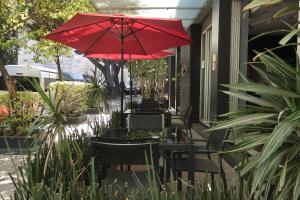 A garden outside Hotel Regente