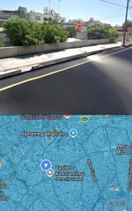 a rendering of a road with a map at Xrysanthis Kaouris in Limassol +6 photos
