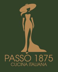 a silhouette of a woman in a hat and dress at Grifone Dolomiti Resort in Arabba