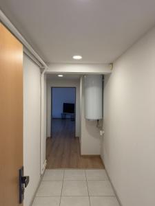 a hallway of an office building with a hallway at Stodolni centre LOFT in Slezská Ostrava
