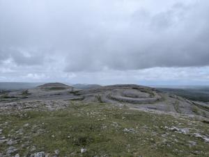 a view of a mountain with a winding road at Stonehaven B&B in Ennis +14 photos