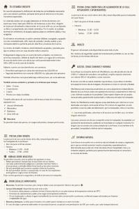 a page of a document with the names of someones interests at Luna House Sevilla in Guillena
