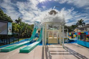 a water park with a water slide at Turtle Beach Resort in Gold Coast +42 photos