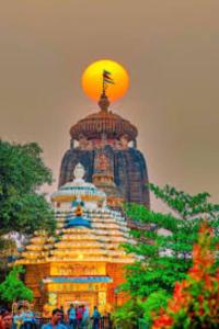 a building with a yellow dome on top of it at BEN-SEN Puri #Affordable # S-Pool in Puri