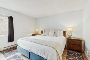 a bedroom with a large bed and a window at Après Ski Hideaway, Unit 30A in Snowmass +43 photos