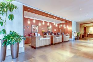 a lobby with a reception desk in a hotel at Riverfront Escape #320 in Avon +58 photos